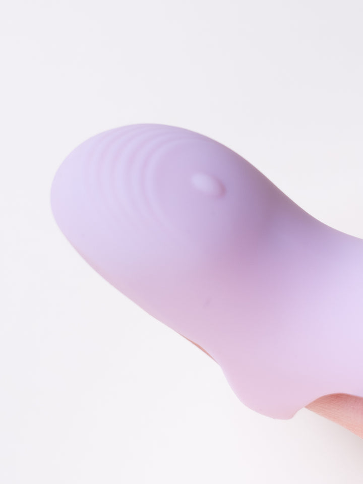 Detalle de la silicona suave del vibrador Fuzu