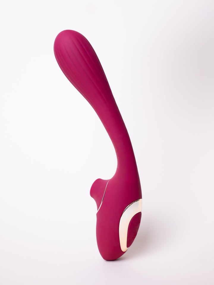 Vibrador Dual Suction  con estimulación doble