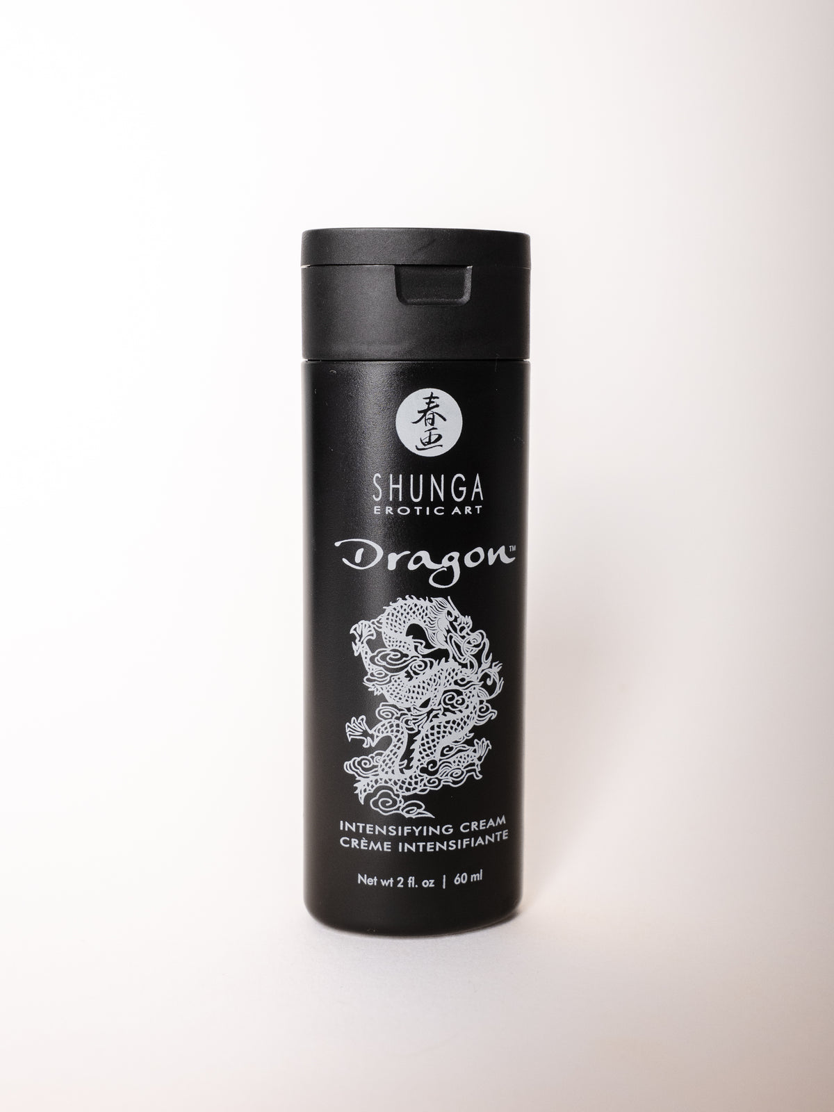 Crema estimulante masculina Dragon en envase negro
