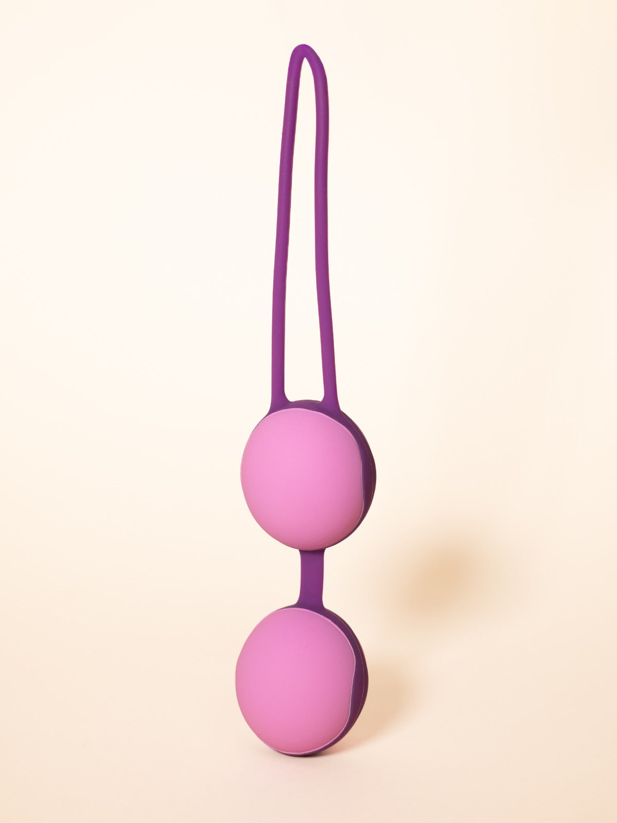 Pelvic Play II, esferas duales lila de silicona médica"